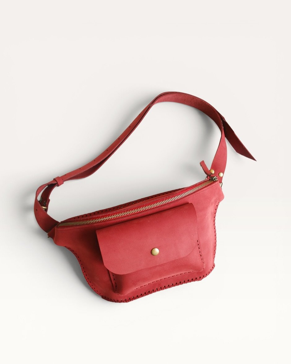 Circle Free Bag Vişne