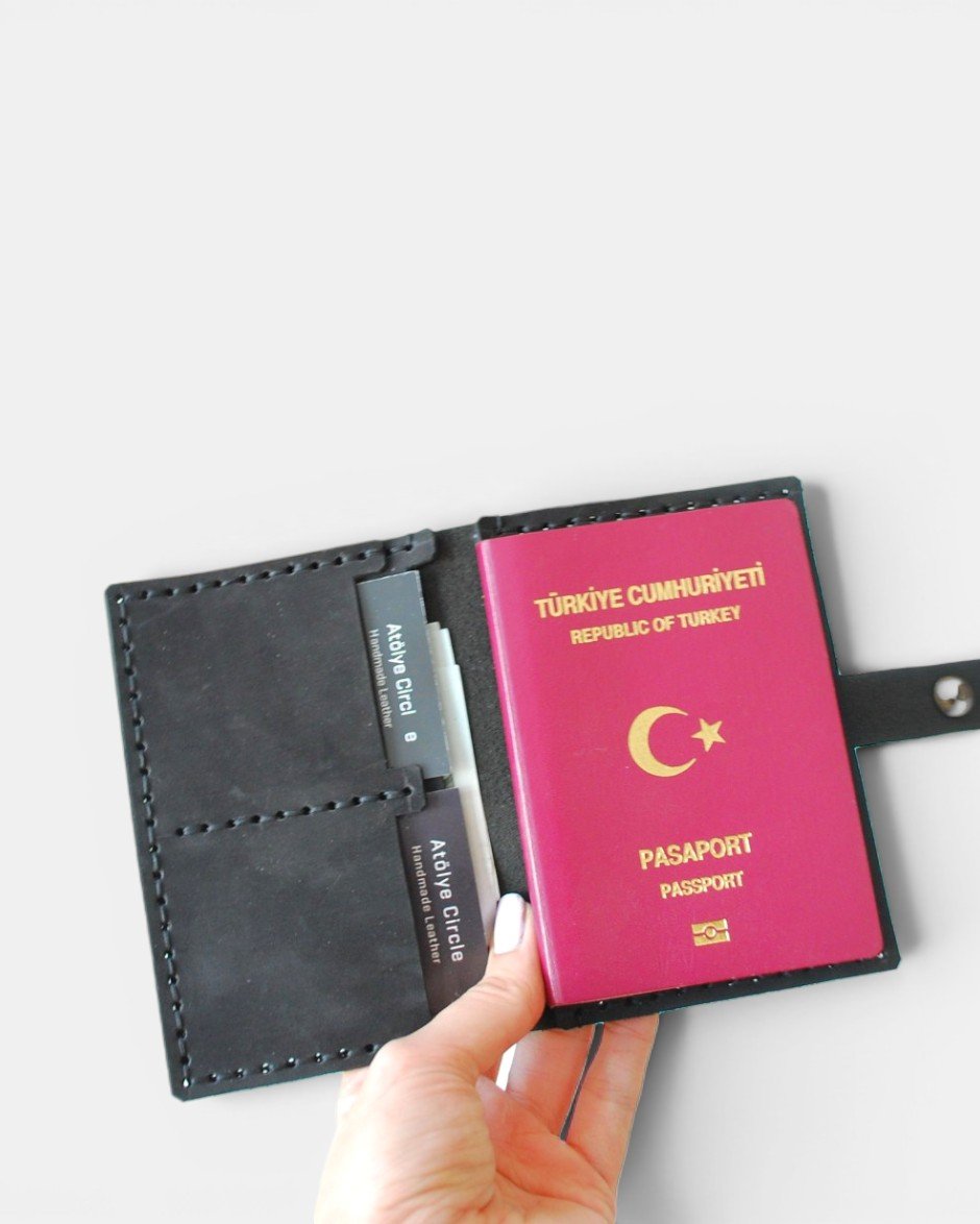 Pasaport Cüzdanı Siyah