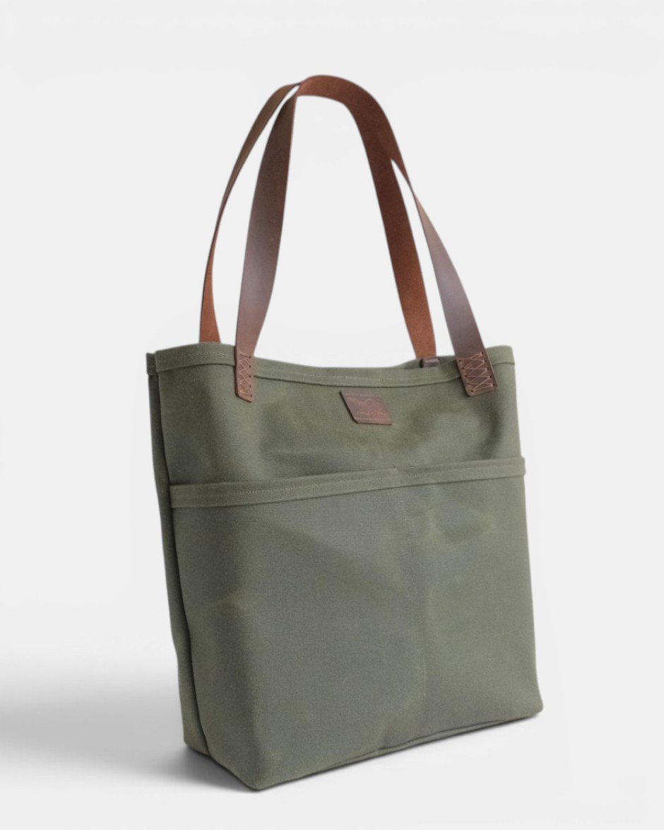 Natural Tote Bag Haki